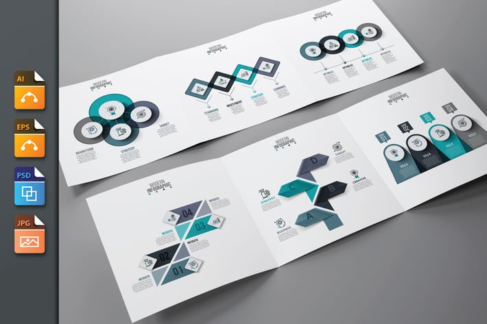 Infographics template set v.26