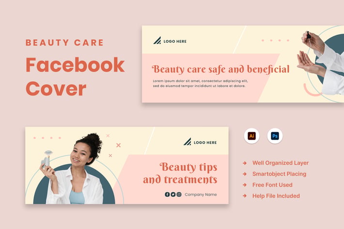 Beauty Care Facebook Cover