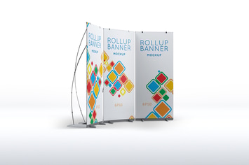 Roll Up Banner Mock-Up