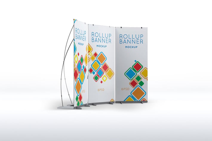 Roll Up Banner Mock-Up