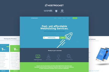 Hostrocket WHMCS & HTML Template