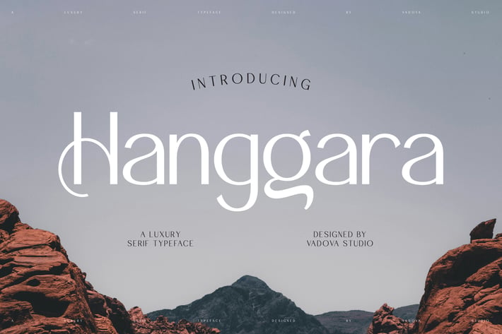 Hanggara Sans Serif Font
