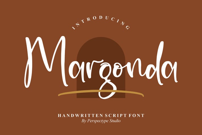 Margonda Handwritten Script Font