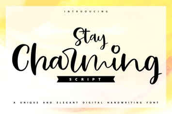 Stay Charming | Script Handwriting Font