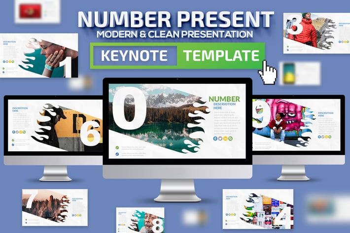 Number Keynote Presentation Template