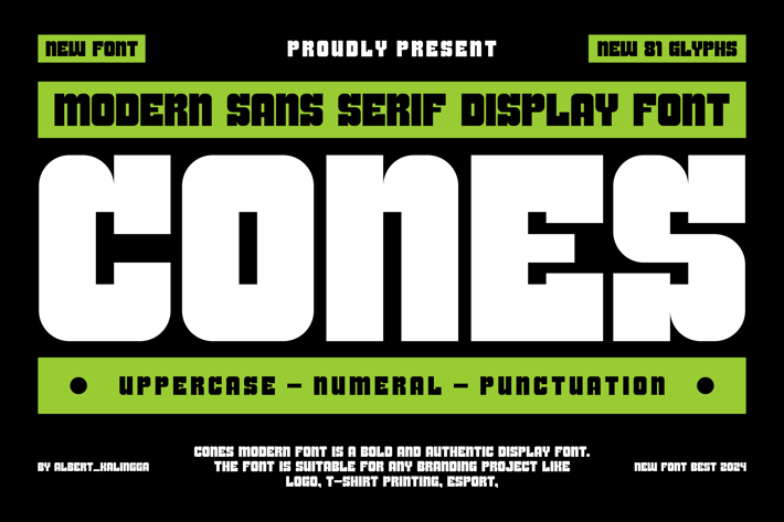Cones Font