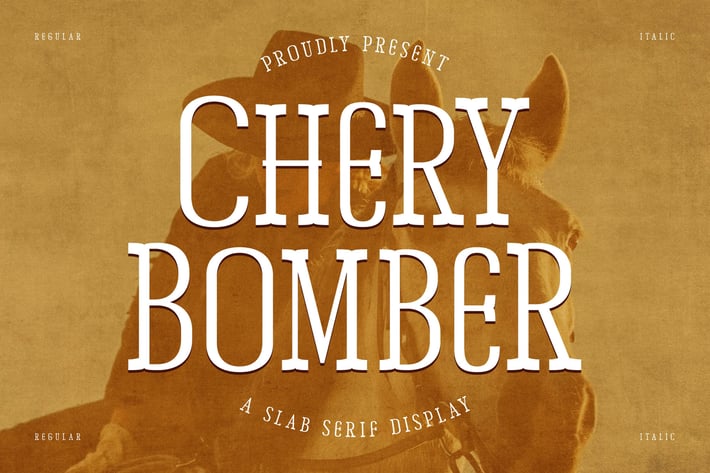 Chery Bomber A Slab Serif Display 