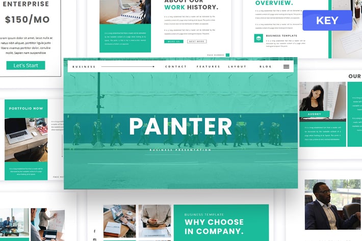 Painter - Business Keynote Presentation Template