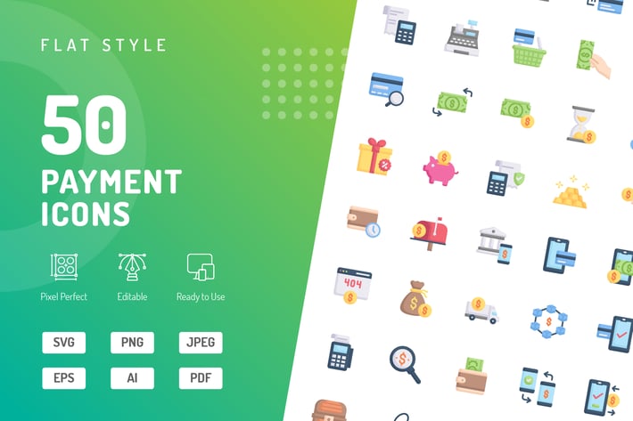 Payment Flat Icons