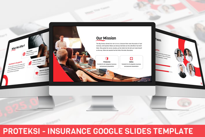 Proteksi - Insurance Google Slides Template