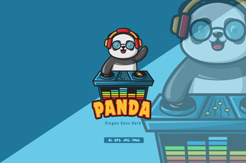 Panda - Mascot Logo