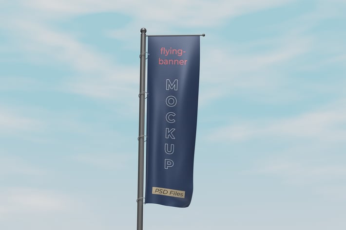 Promotional Flag Mockup