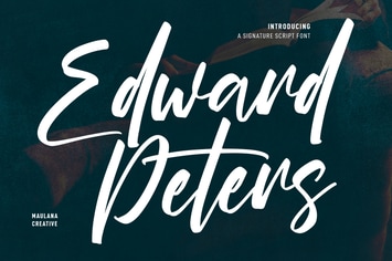 Edward Peters Signature Script Font