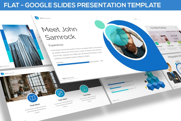 FLAT - GOOGLE SLIDES TEMPLATE