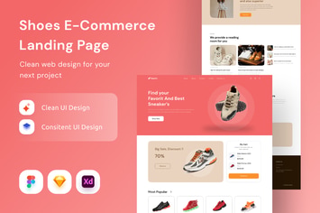 Shoes E-Commerce Landing Page
