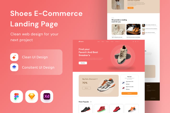 Shoes E-Commerce Landing Page