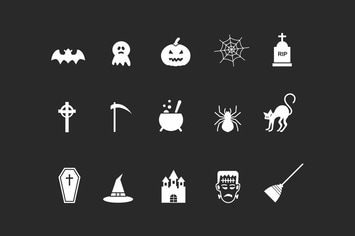 15 Spooky Halloween Icons