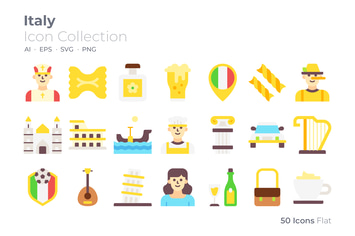 Italy Color Icon