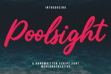 Poolsight Script Font