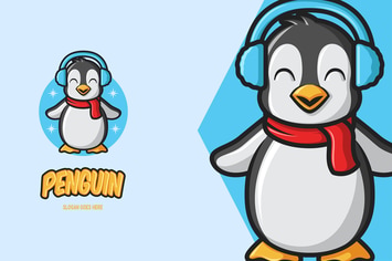 Penguin - Mascot Logo