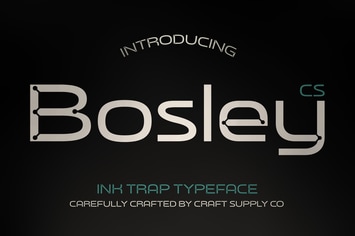 CS Bosley – Inktrap Font