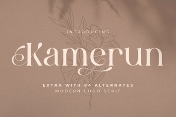 Kamerun - Modern Logo Serif