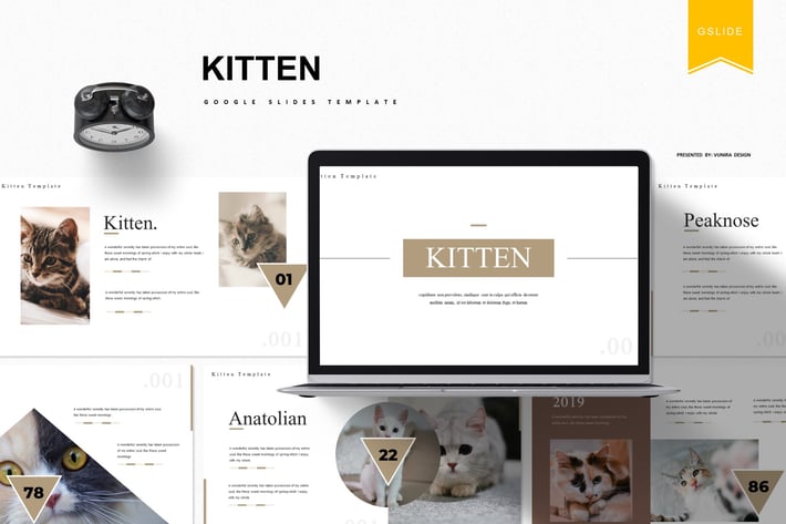 Kitten | Google Slides Template