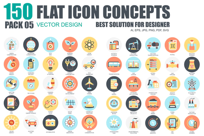 Flat icons