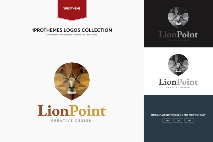 Lion Point Logo Template