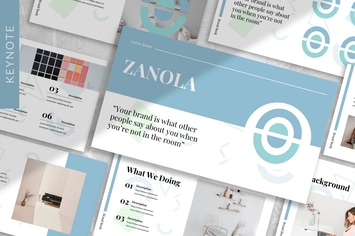 Zanola - Lookbook Keynote Template