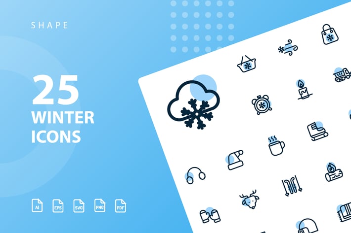 Winter Shape Icons