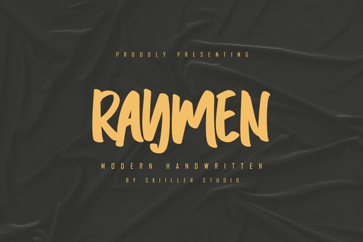 Raymen - Modern Handwritten Font