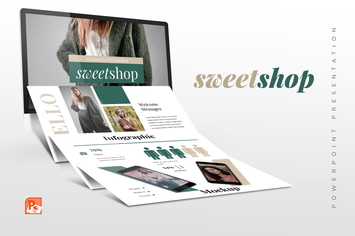 Sweetshop -  Fashion Powerpoint Presentation