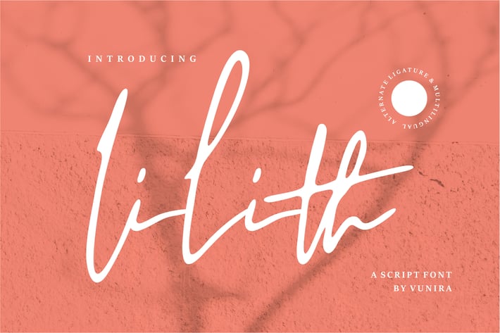 Lilith | A Script Font