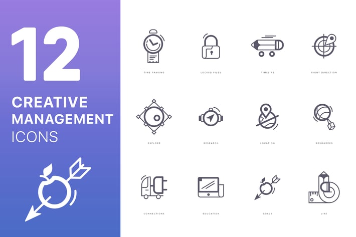 Creative Management Icons