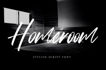 Homeroom - Stylish Script Font