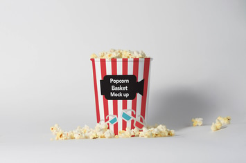 Popcorn Basket Mock Up Vol. 02