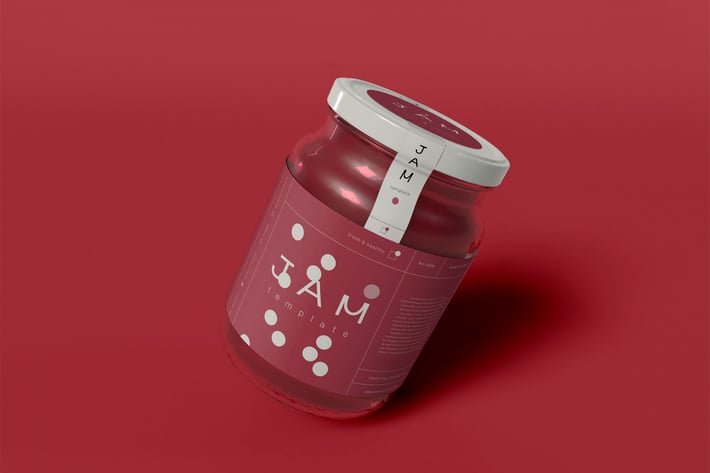 Jam Jar Mockup