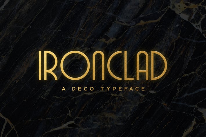 Ironclad Typeface