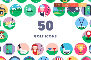 50 Golf Icons
