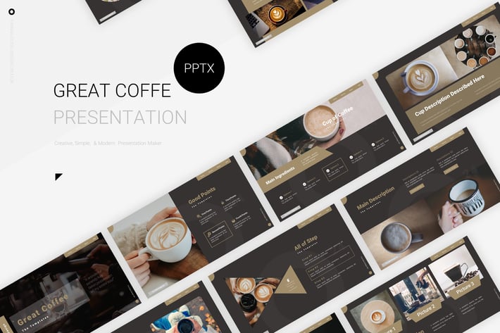 Great Coffee - Powerpoint Template