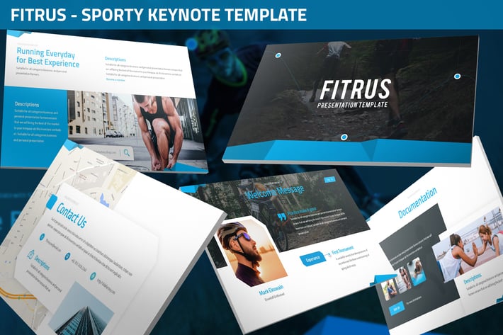 Fitrus - Sporty Keynote Template