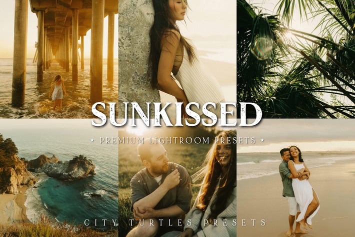 SUNKISSED Moody Warm Film Lightroom Presets for De