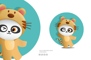 Cute Panda Illustration