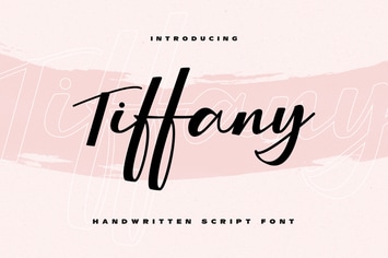 Tiffany - Handwritten Script Font