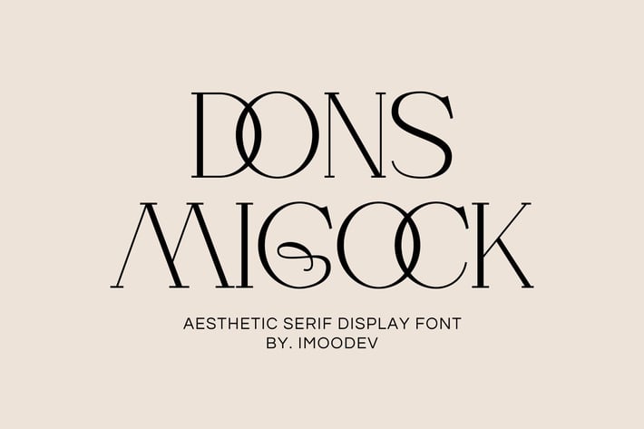 Dons Migock - Elegant Typefaces