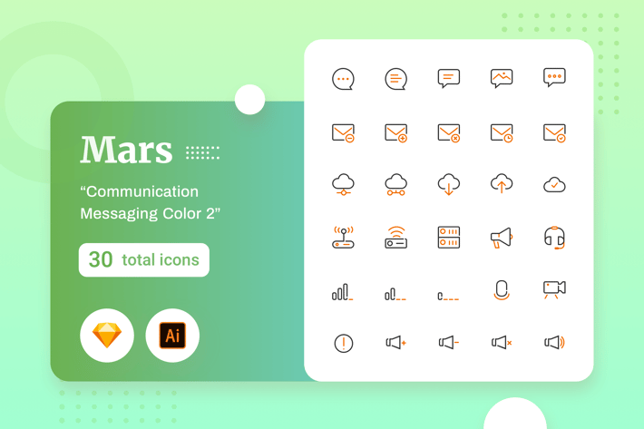 Mars - Communication Messaging Color 2 