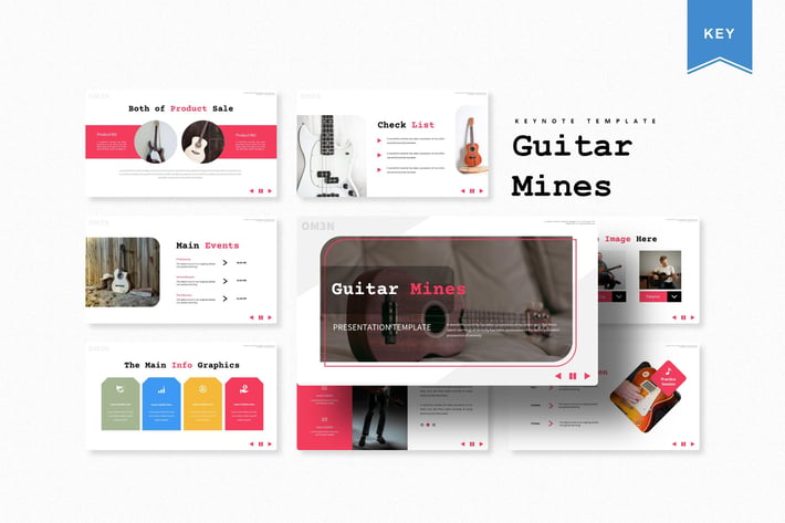 Guitar Mines | Keynote Template
