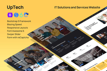 IT Solutions and Services Web Template —  UpTech