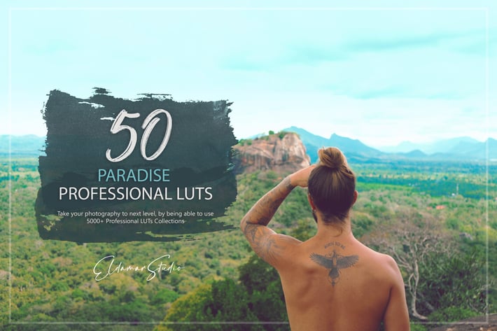 50 Paradise LUTs Pack